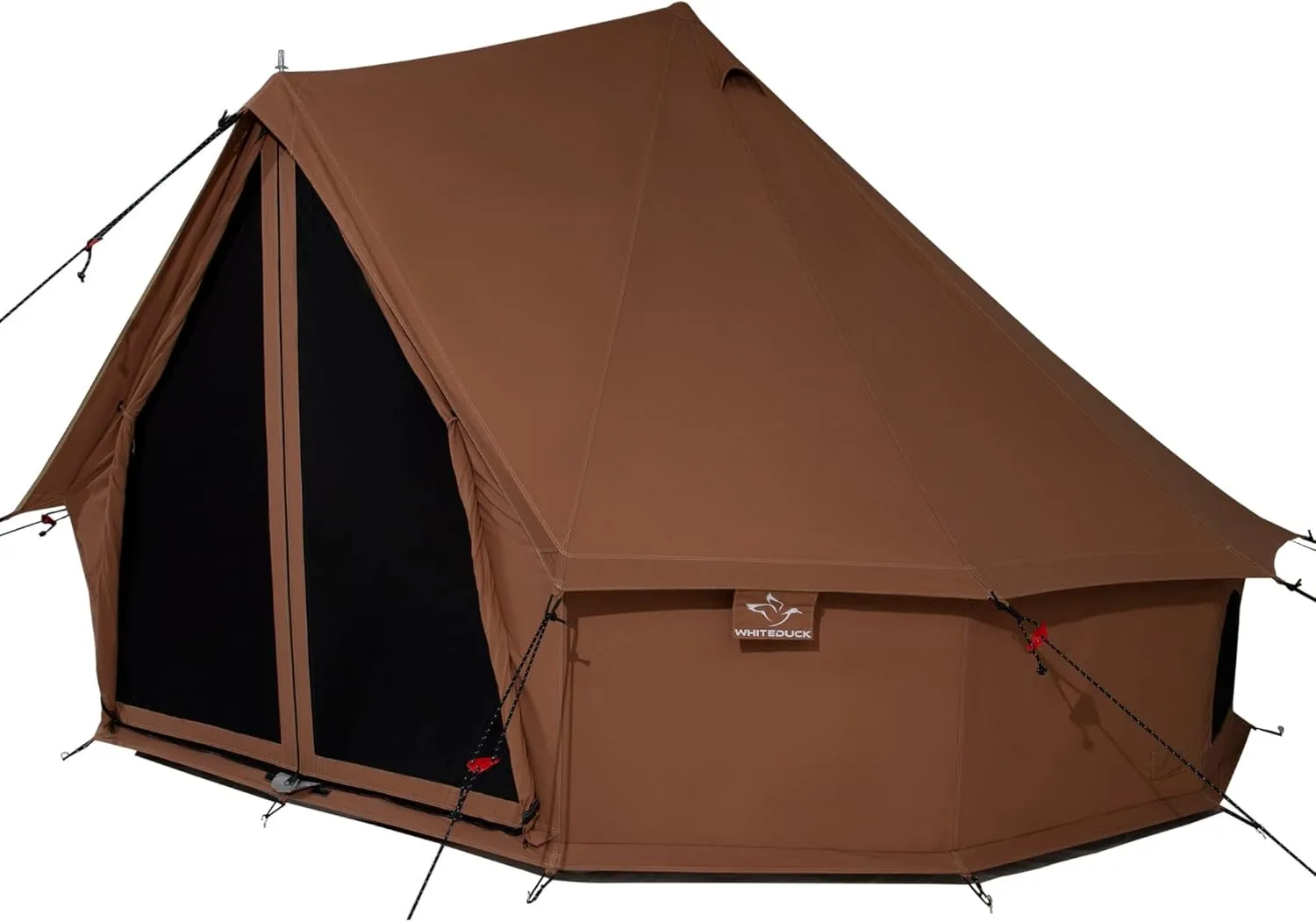 WHITEDUCK Regatta Canvas Bell Tent - w/StoveJack, Waterproof, 4 Season Luxury Camping and Glamping Yurt Tent Outdoor