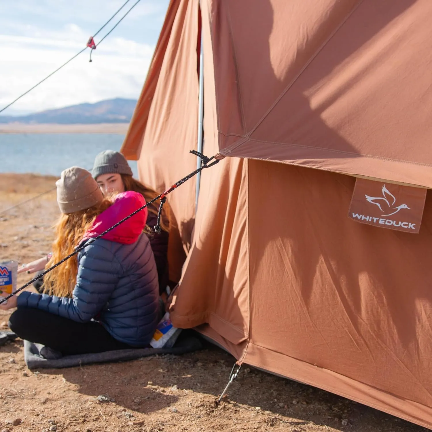 WHITEDUCK Regatta Canvas Bell Tent - w/StoveJack, Waterproof, 4 Season Luxury Camping and Glamping Yurt Tent Outdoor