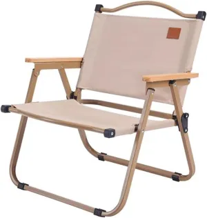 WIGSELBL Low Beach Chairs Portable Folding Camping Chair,Folding Recliner Chair with Padded Armrest,Folding Outdoor Camping Chairs for Beach,Garden,Fishing(1PCS)