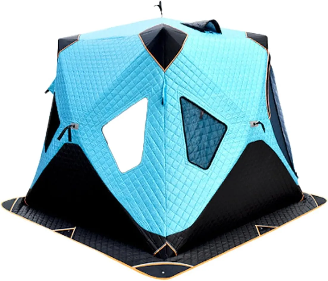 Winter Fishing Tent with Cotton,Camping Tent,Instant Outdoor Camping Tent, Fully Automatic Tent Opens in Seconds,Windproof Rainproof