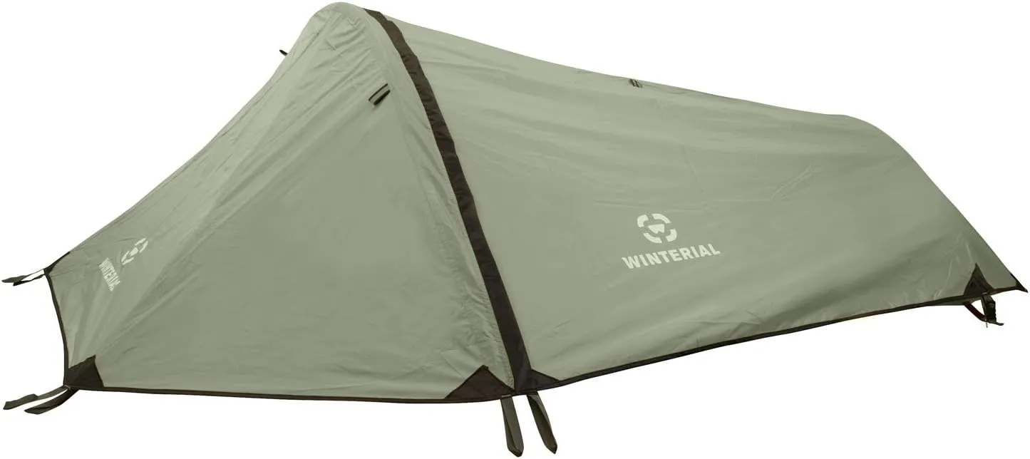 Winterial Camping Tent, 1/3/6 Person Lightweight Personal Bivy 1 to 6 Person Tent with Waterproof Tent Rainfly, Durable Stitched Tent for Camping, Beach, Backpacking, Hiking, and Festivals.