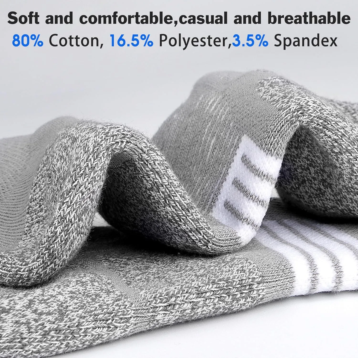 Women Ankle Socks Cushioned Running Athletic Low Cut Gift Socks for Hiking, Sport, Gym, Workout
