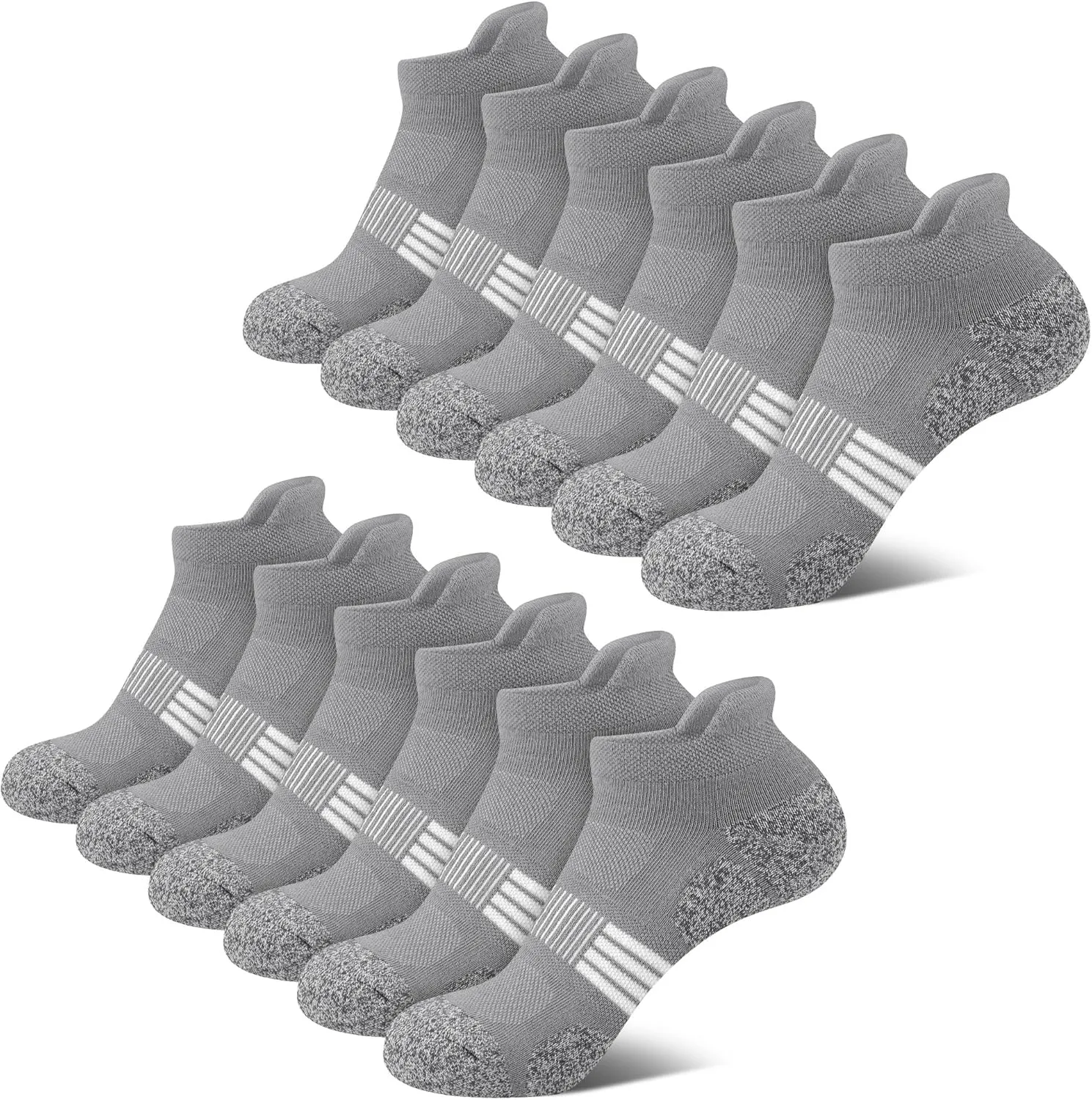 Women Ankle Socks Cushioned Running Athletic Low Cut Gift Socks for Hiking, Sport, Gym, Workout