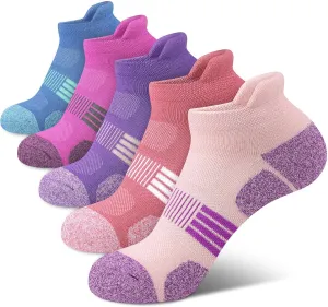 Women Ankle Socks Cushioned Running Athletic Low Cut Gift Socks for Hiking, Sport, Gym, Workout