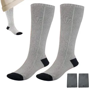 Women Heated Socks - Cycling Foot Warmer | Cold Weather Heat Socks, Winter Warm Thermal Socks, Winter Warming Socks, Insulated Socks Men, 3 Temperature Settings for Extreme Cold Weather Camping