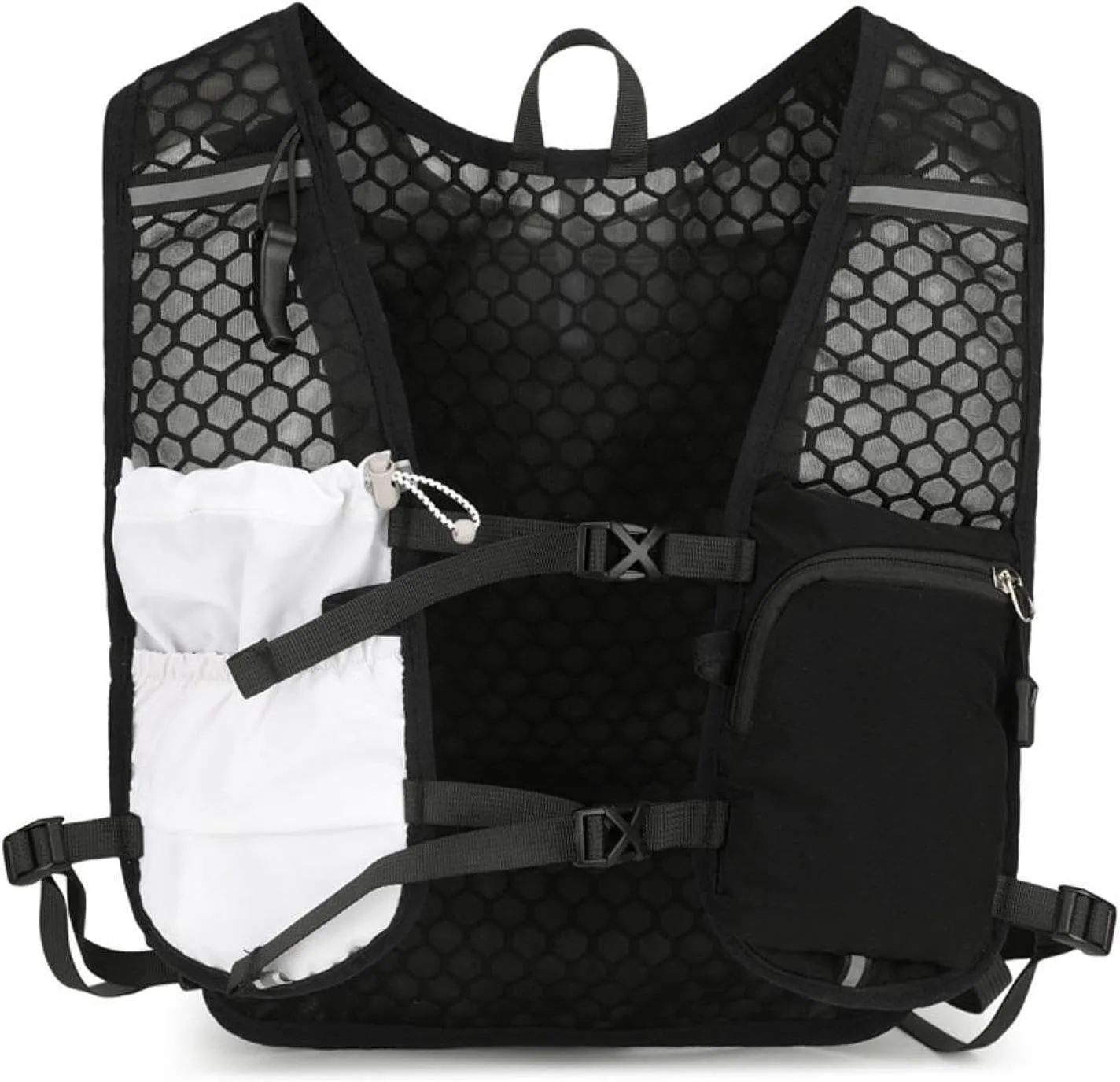 Women Running Vest Water Pack Comfortable Runner Rucksack Portable Hydration Backpack Sports Bag for Hiking Climbing Race