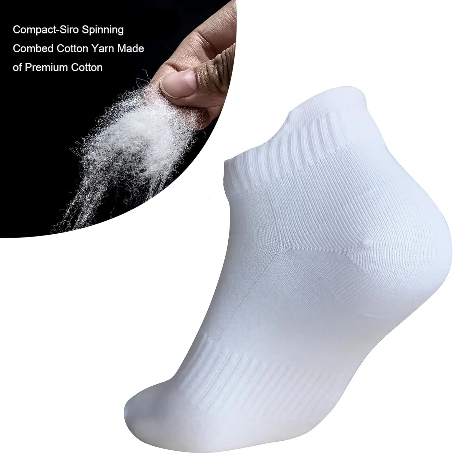 Womens Anti Odor Breathable Moisture Wicking Sports Cotton Low Cut Socks for Athletes Foot