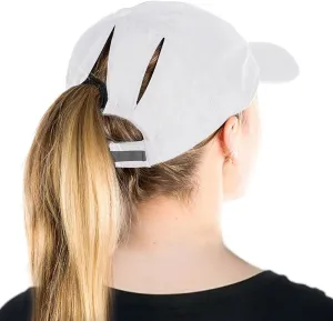 Women's High Ponytail Messy Bun Packable Unstructured Baseball Cap Oversized L XL XXL UV 50 Sun Running Hat