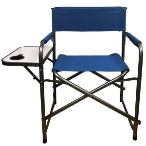 WORLD FAMOUS SPORTS DIRECTORS CHAIR WITH SIDE TABLE