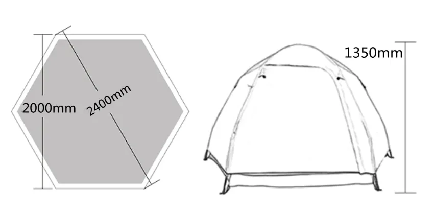 Worth the price Camping Waterproof High-quality for low cost Tent