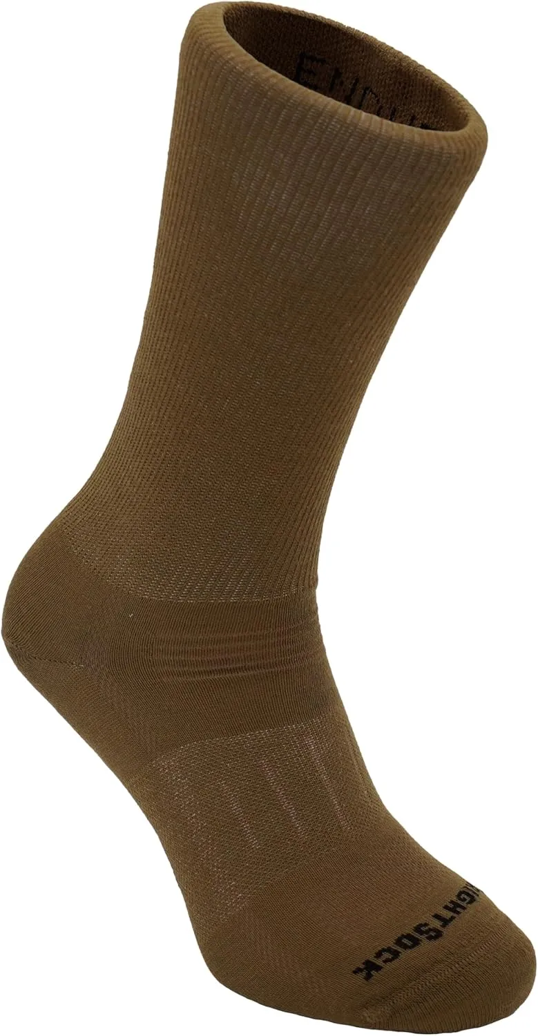 Wrightsock Endurance Crew Running Socks for Men and Women – Cushioned, Eco-Friendly Anti Blister Socks - American Made