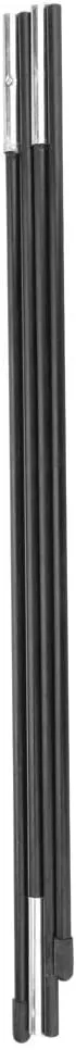 xianshi Tent Poles Replacement, Camping Tent Pole Bars, Tent Poles Fiberglass Black 123g Sturdy for Awning Frames Kit Double Tents Support Rods