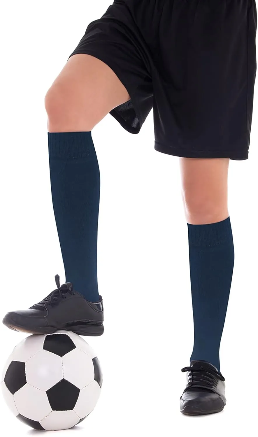 YEJIMONG Warm Thick Knee High Socks for Women, 4 Pairs Cotton Cushioned Long Socks for Running Hiking Skiing Gifts