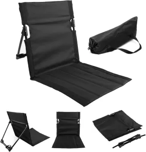 Yeory Beach Lounge Chair Folding Beach Chair Breathable Stable Portable Beach Chair with Sponge Filling & Mesh Pocket Lightweight Soft Sturdy Folding Floor Chair for Fishing, Barbecues, Hiking, (