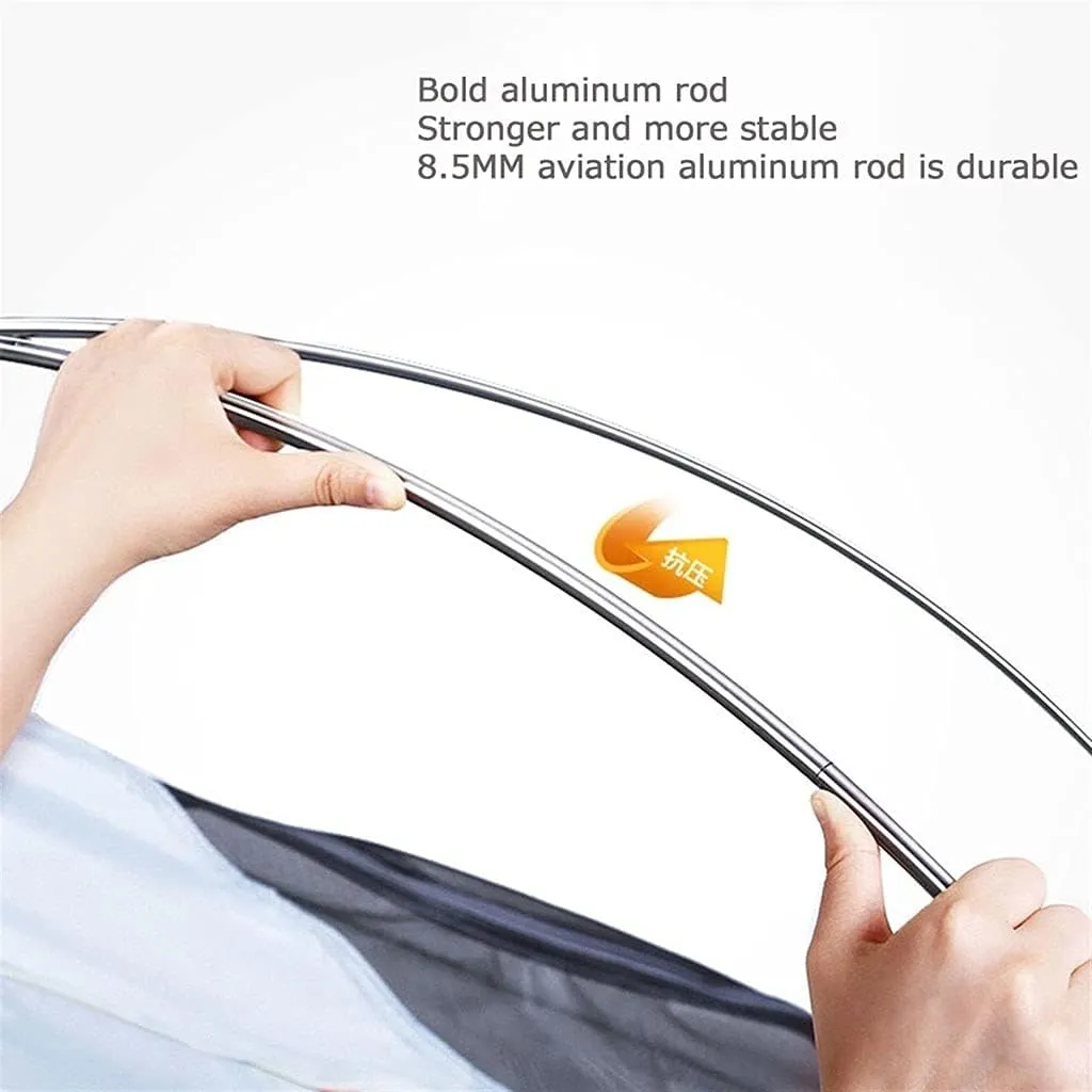 YYDS Tents for Camping Rainproof Dome Tent 8.5 Aluminum Pole Family Camping Tent Camping Equipment 2 People Hiking Outdoor Camping Tents (Color : Orange)