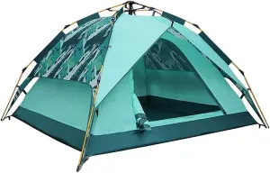 YYDS Tents for Camping Windproof Rainproof Picnic Tent 3-4 People Large Space Camping Tent Jungle Beach Double Layer Tents Camping Tents (Color : A)
